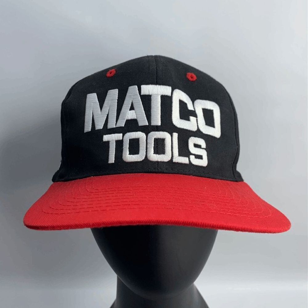 MATCO Tools Hat Cap Winners Circle Black & Red Snapback